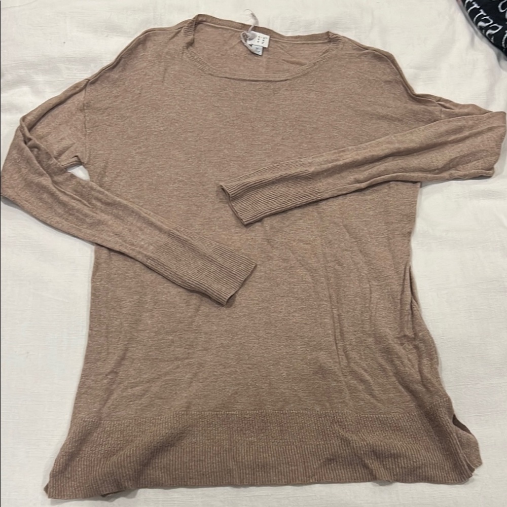 Tan Long Sleeve Sweater